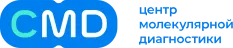 Логотип клиники CMD — Центр Молекулярной Диагностики.